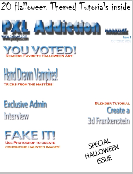 Creation of PXL Addiction Magazine: Step 5